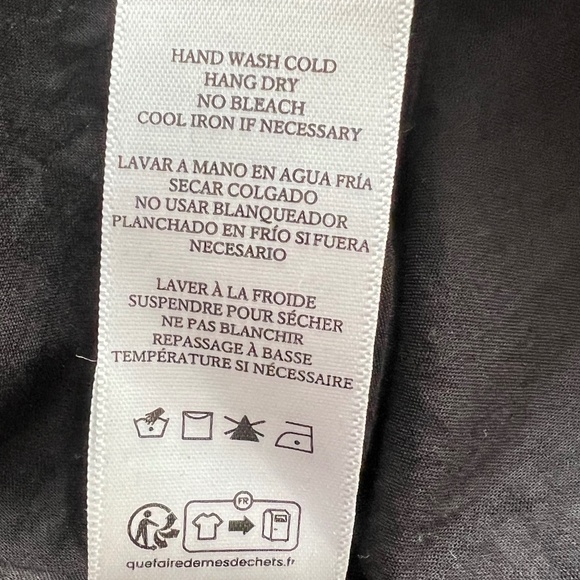 Rails Samina Mini Linen Blend Dress Black Size XS - Picture 10 of 13